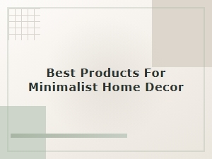 Essential Items for a Minimalist Home